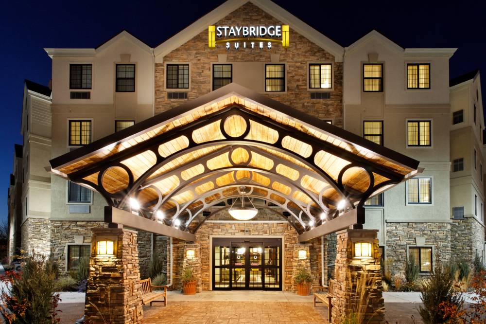 Stunning exterior shot of our Staybridge Suites Mi