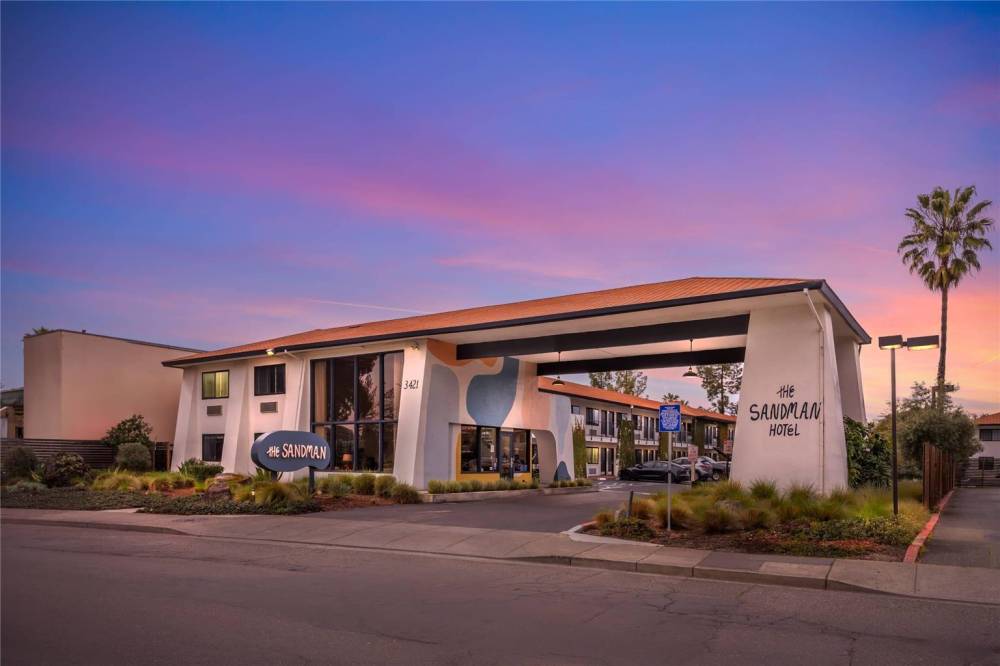 Hotel Entrance at night